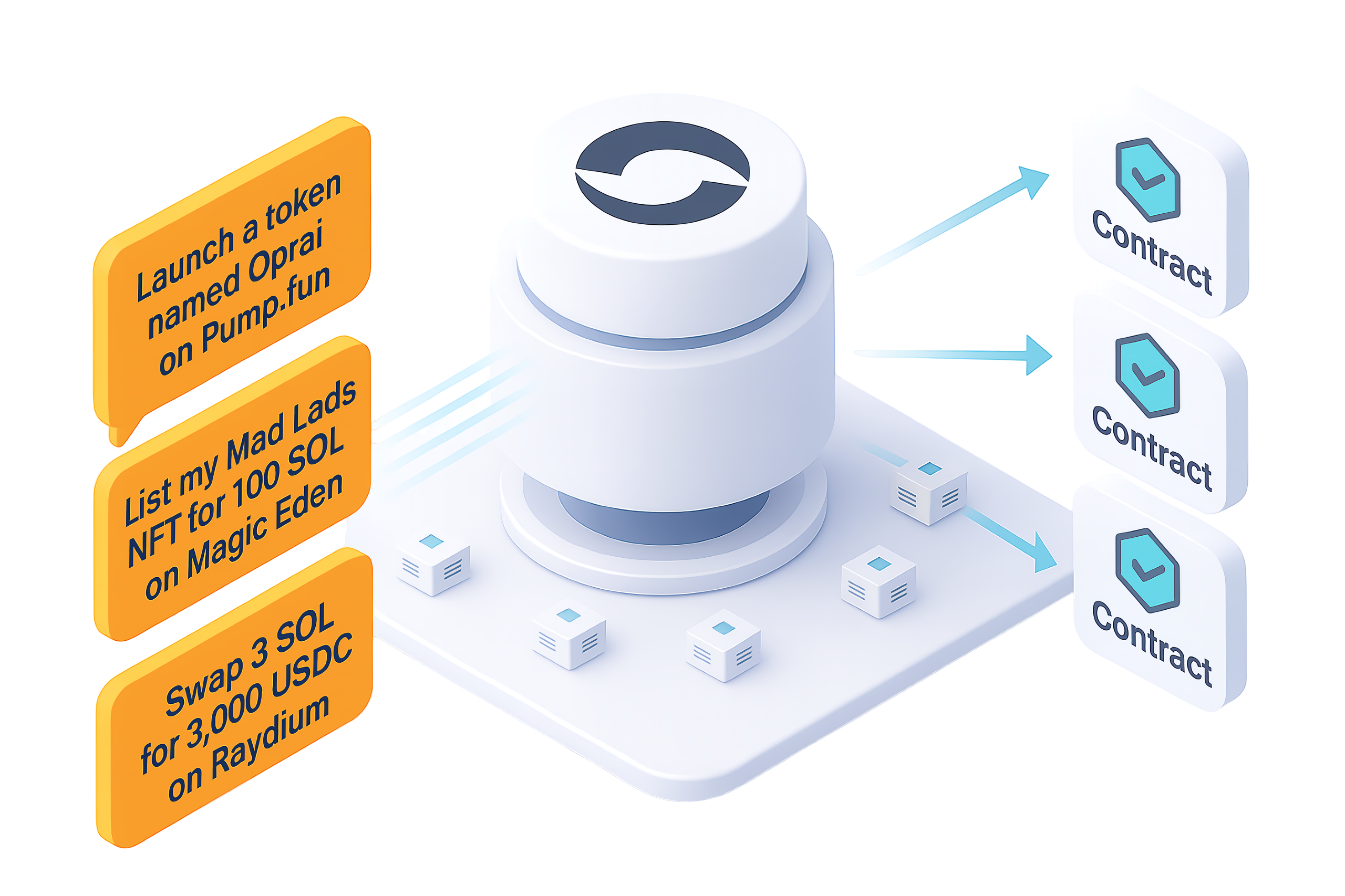 Oprai agent execution workflow illustration